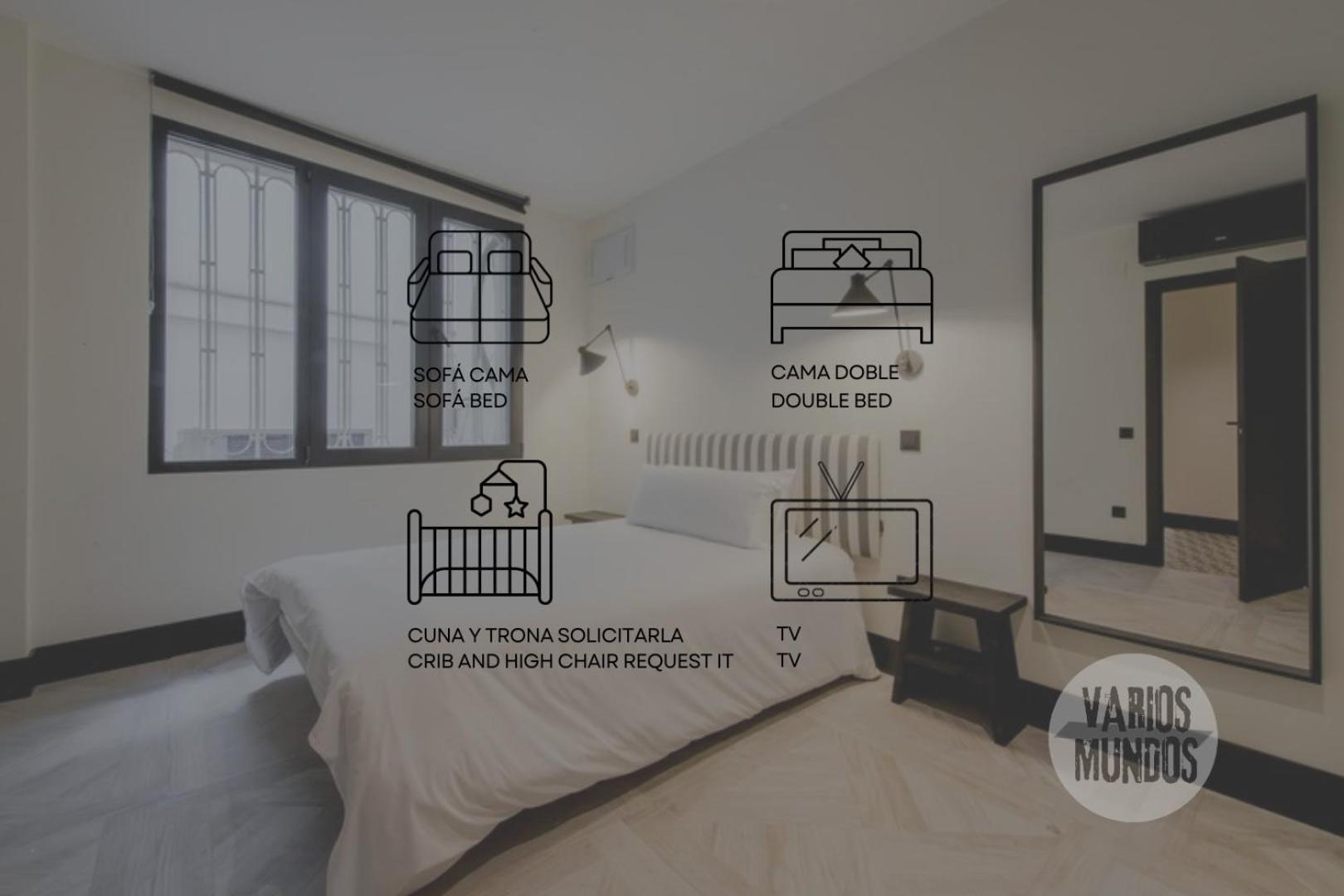 Wonderful Apt Para 7 En Preciados-Plaza Del Carmen E2 Madrid Kültér fotó
